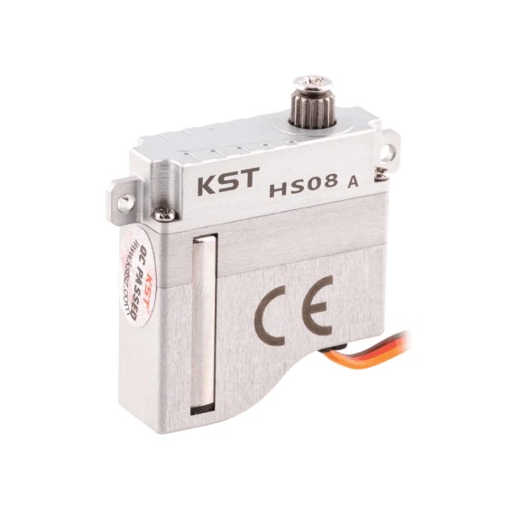KST HS08-A HV Digital Metal Gear Micro Lightweight Servo 5.2kg.cm 0.11sec High-performance High Power RC Gliders Drone Pilots